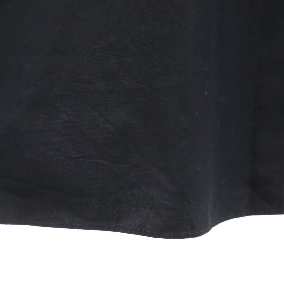 COMME des GARCONS コムデギャルソン 80s 日本製 ヴィンテージ 長袖 ダブルカフス コットンシャツ M ブラック メンズ