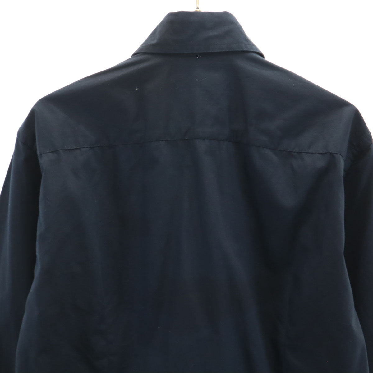 DOLCE&GABBANA ドルチェアンドガッバーナ イタリア製 長袖 コットンシャツ 39 濃紺 メンズ