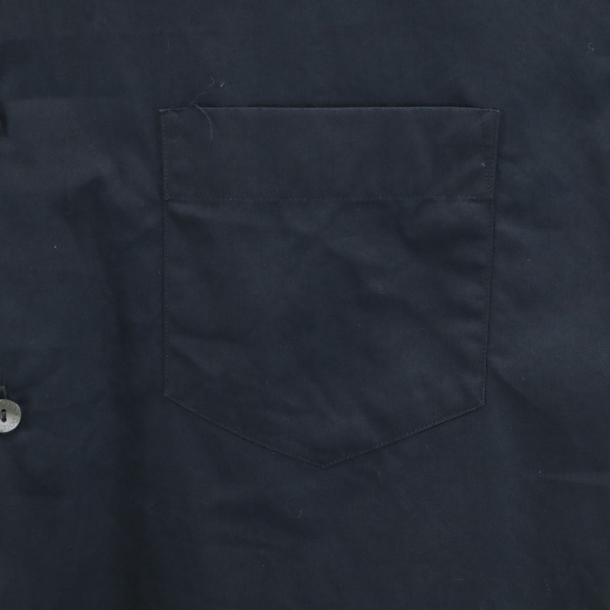 DOLCE&GABBANA ドルチェアンドガッバーナ イタリア製 長袖 コットンシャツ 39 濃紺 メンズ