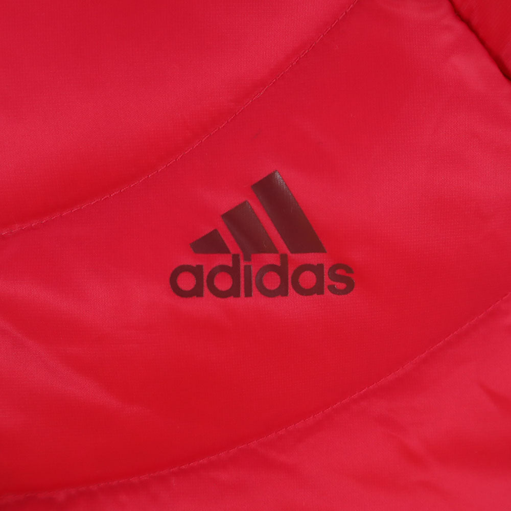 adidas アディダス 未使用 ハイブリッド ダウンジャケット L ショッキングピンク レディース