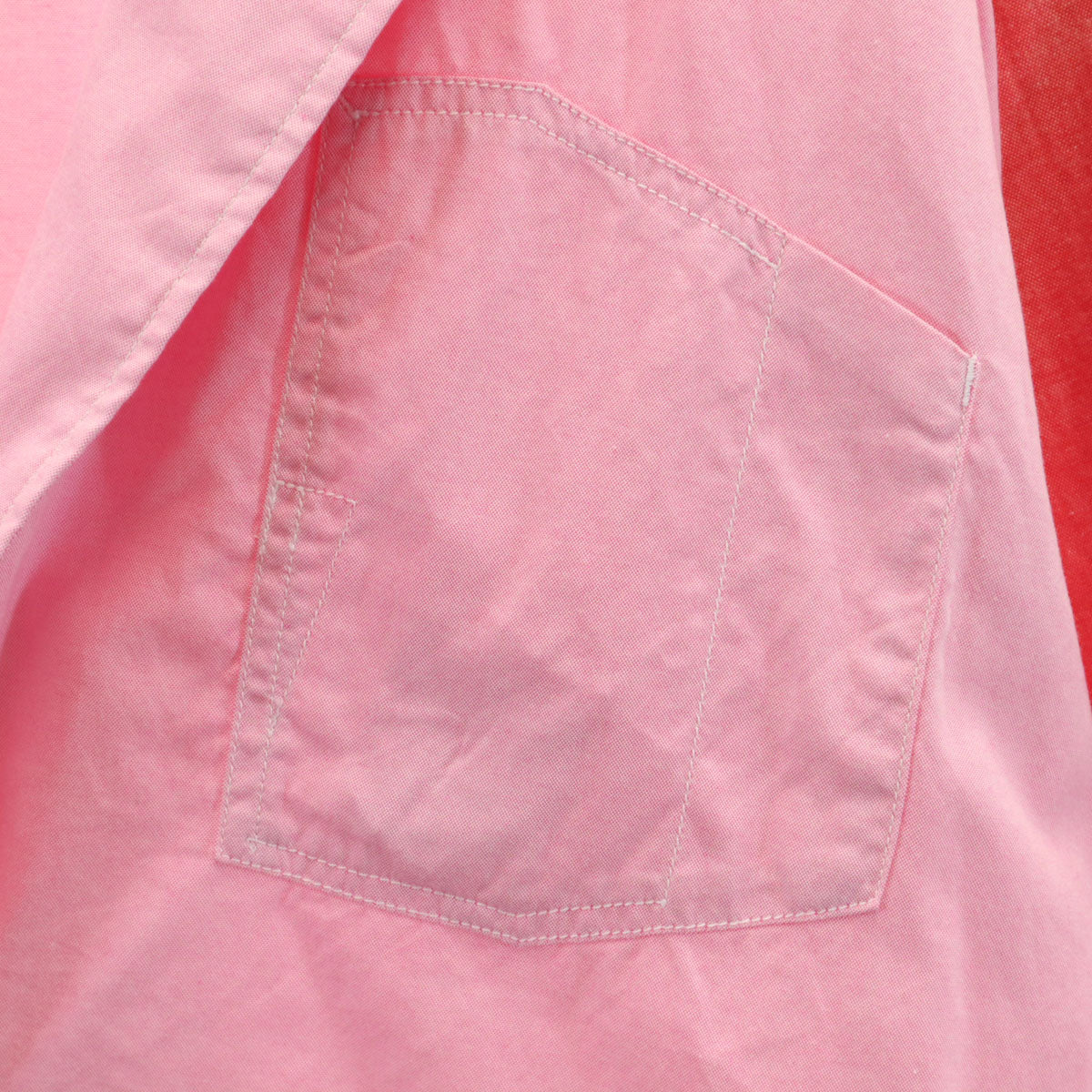 GANRYU COMME des GARCONS ガンリュウコムデギャルソン 2014年 日本製 製品洗い加工 シャツジャケット M ピンク テーラード メンズ