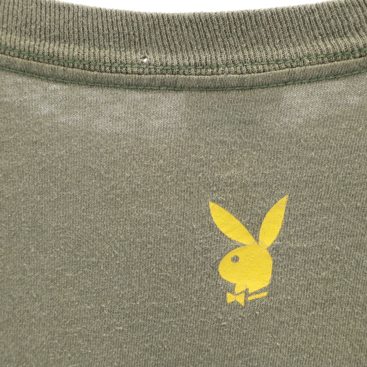 DELTA デルタ プレイボーイ TALENT SCOUT 半袖 Tシャツ XL カーキ メンズ