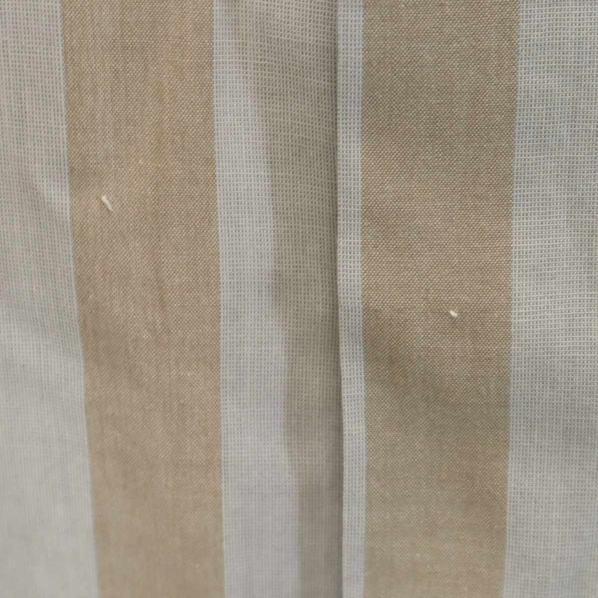 ISSEY MIYAKE イッセイミヤケ 90s オールド ストライプ柄 半袖 シャツ L グレー 比翼 メンズ