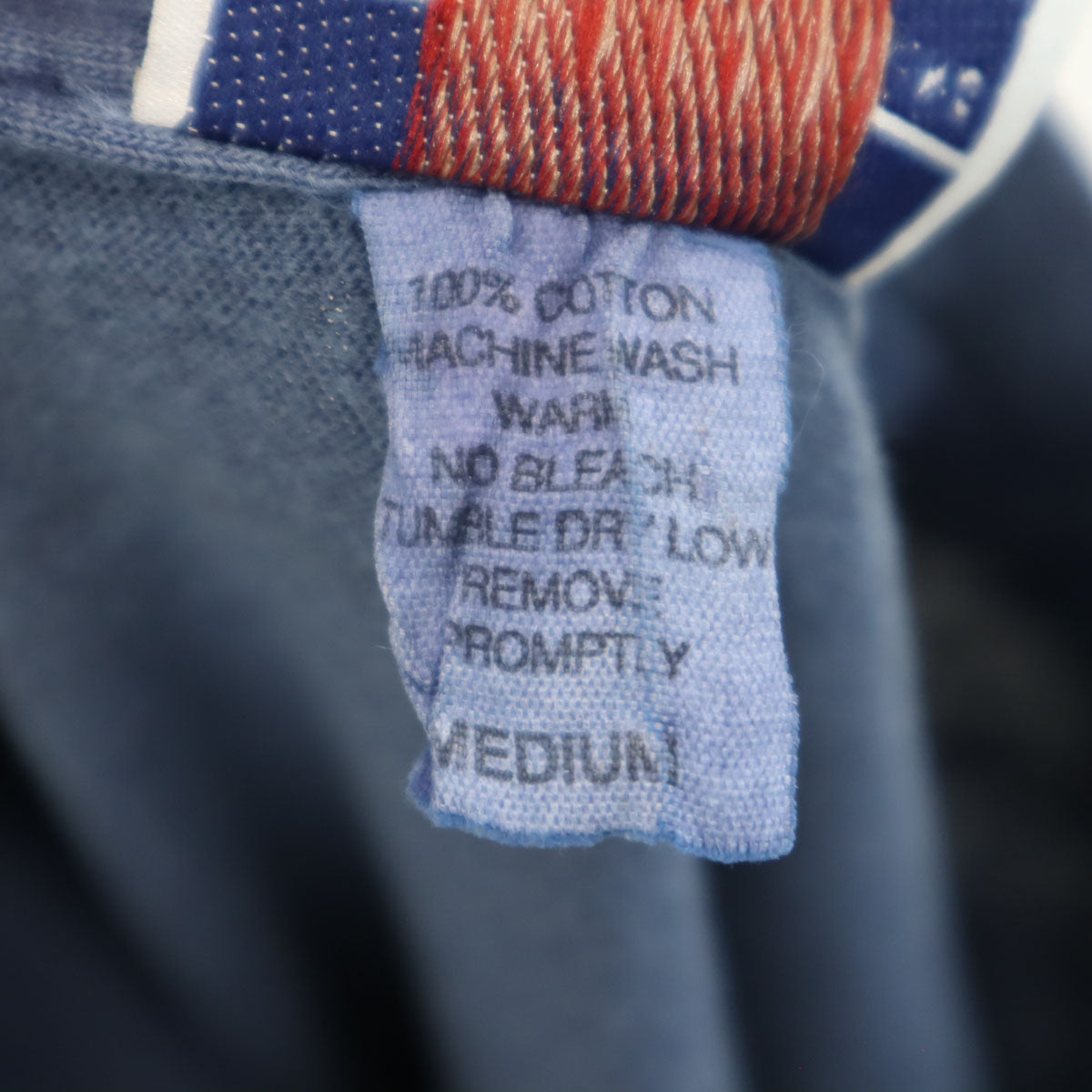 Zoom ズーム 90s USA製 オールド ドラゴン タイガー プリント 半袖 Tシャツ M ネイビー 龍 虎 メンズ