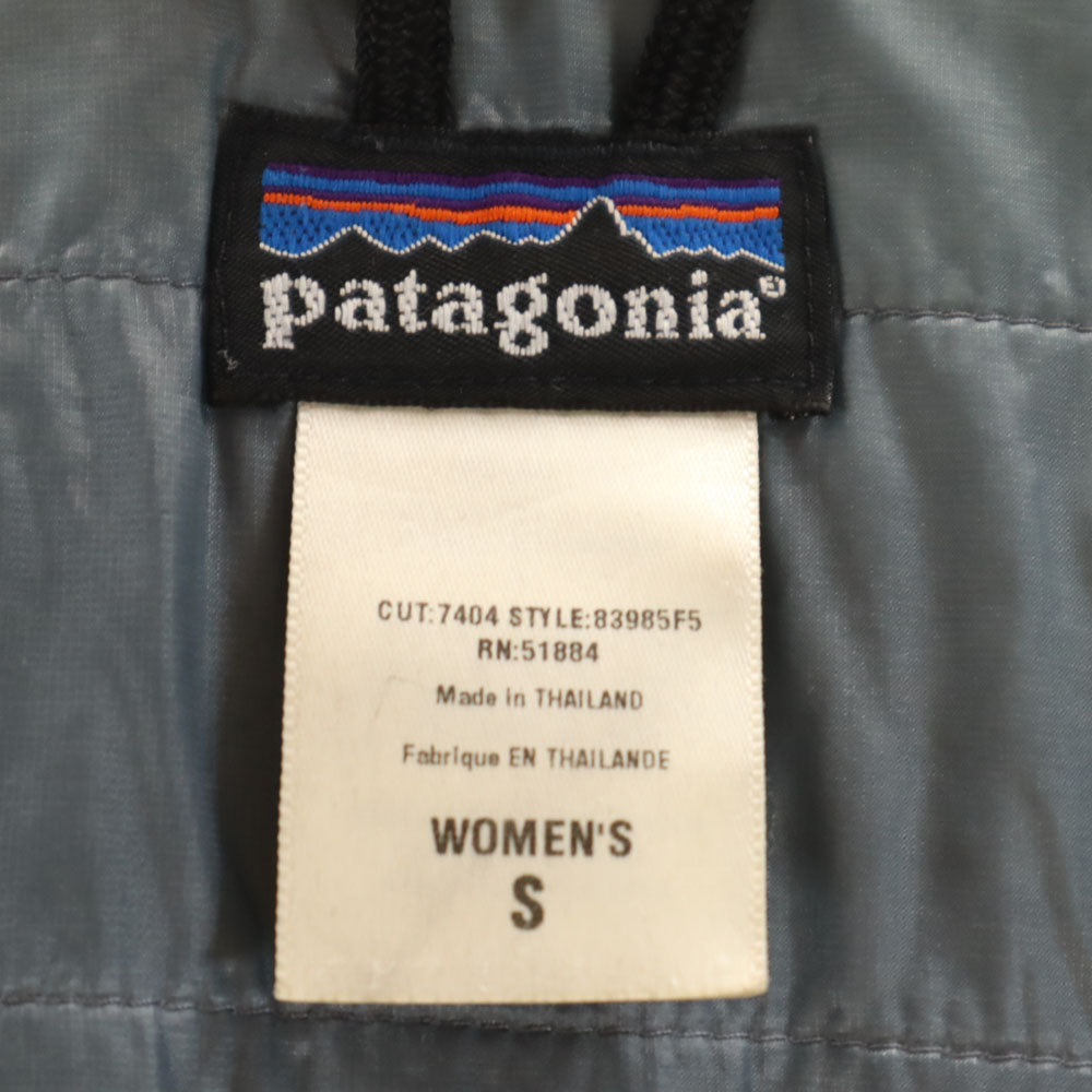 patagonia パタゴニア 83985F5 マイクロパフ ジャケット S チャコールグレー アウトドア 中綿入り レディース
