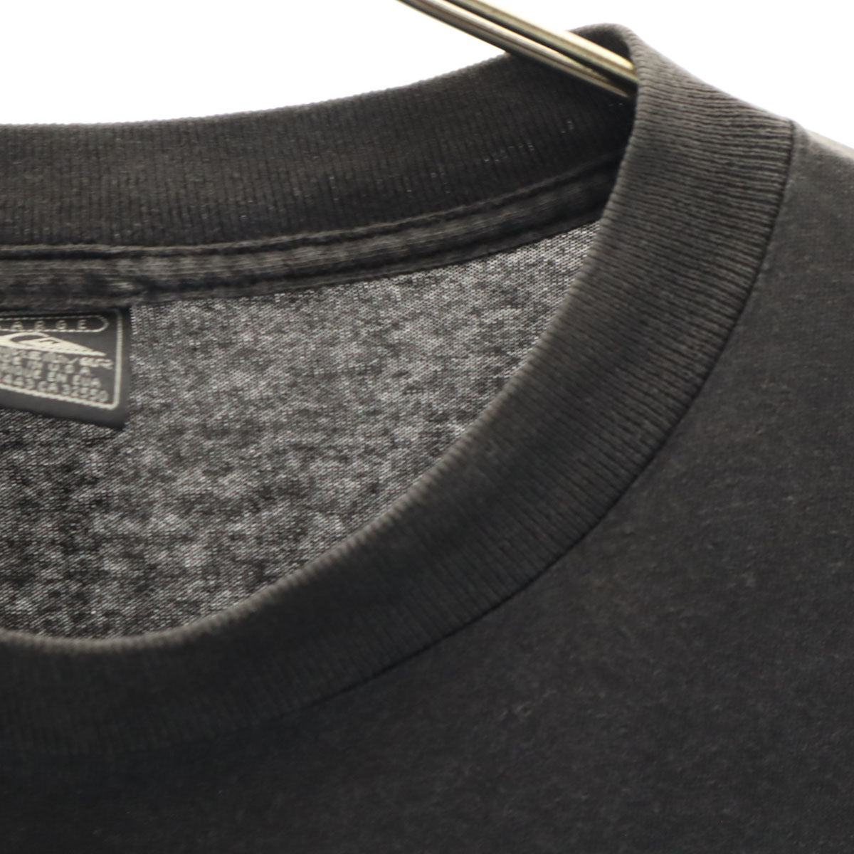 Quiksilver クイックシルバー 90s USA製 オールド バックロゴ 半袖 Tシャツ L ブラック メンズ