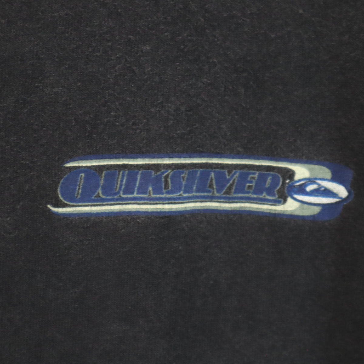 Quiksilver クイックシルバー 90s USA製 オールド バックロゴ 半袖 Tシャツ L ブラック メンズ