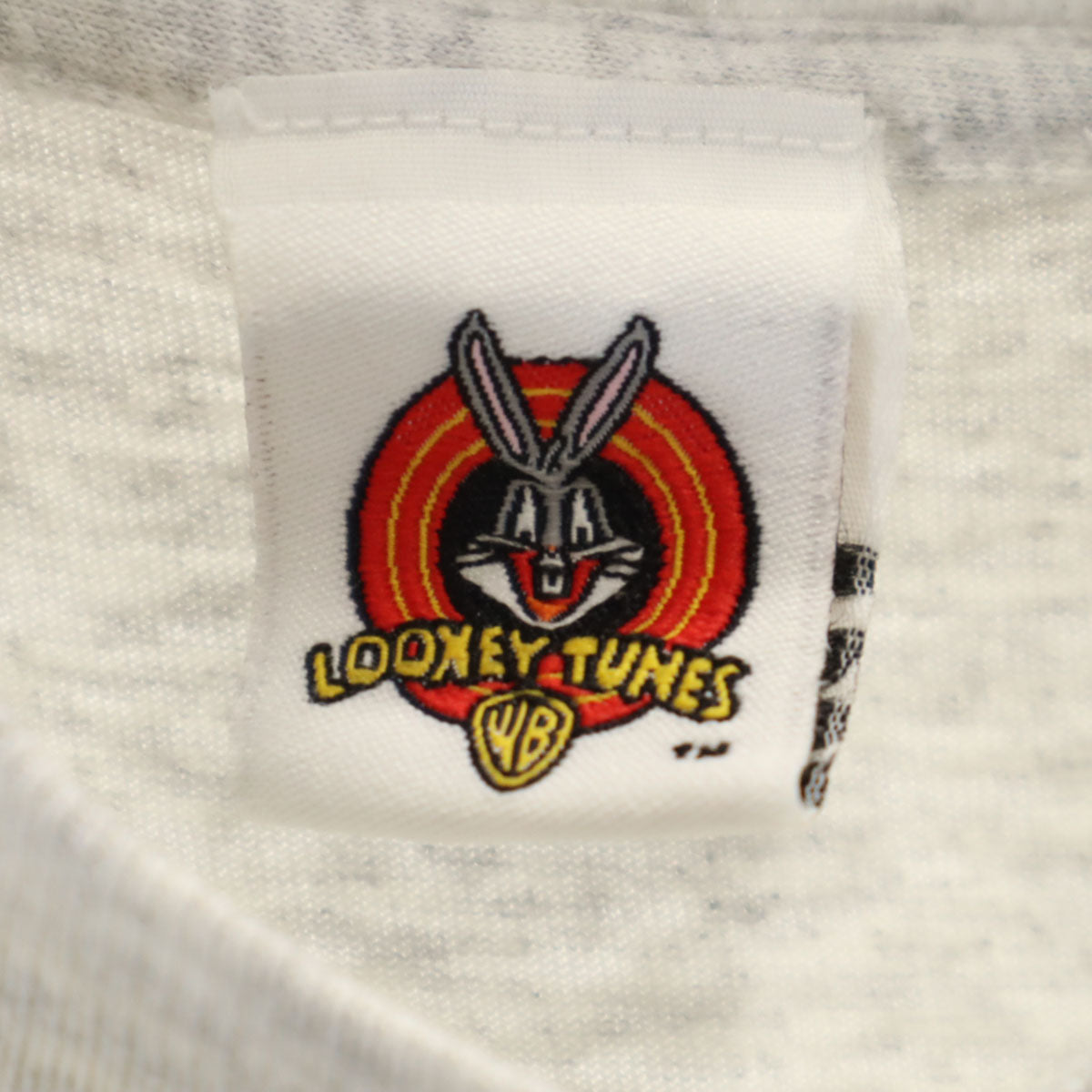 LOONEY TUNES ルーニーテューンズ 90s オールド マービン・ザ・マーシャン 半袖 Tシャツ グレー シングルステッチ メンズ