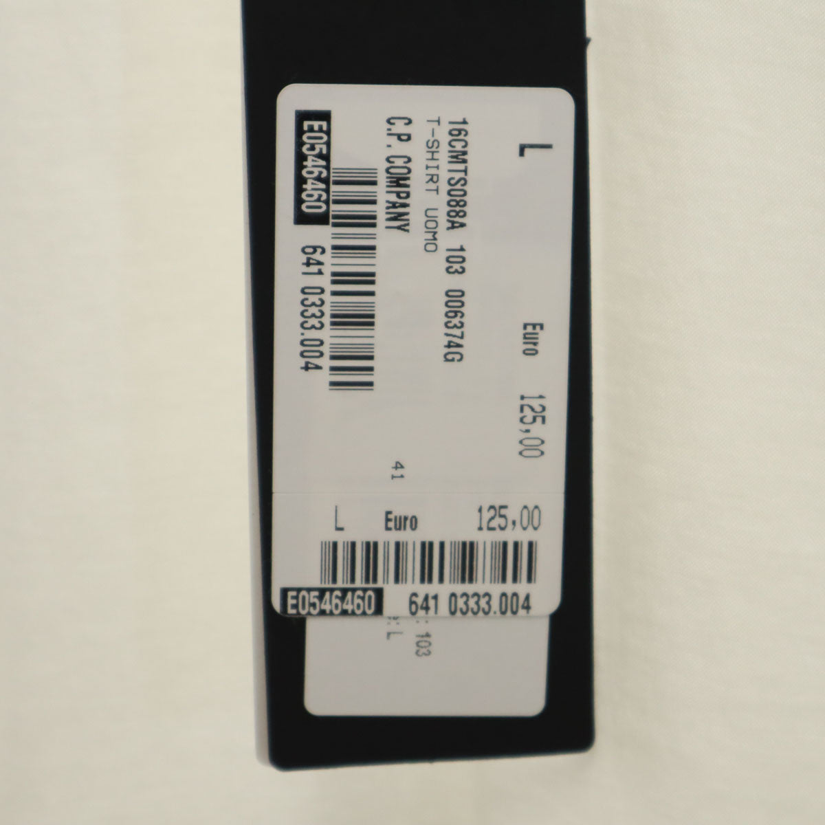 C.P.Company シーピーカンパニー イタリア製 半袖 Tシャツ L ホワイト メンズ