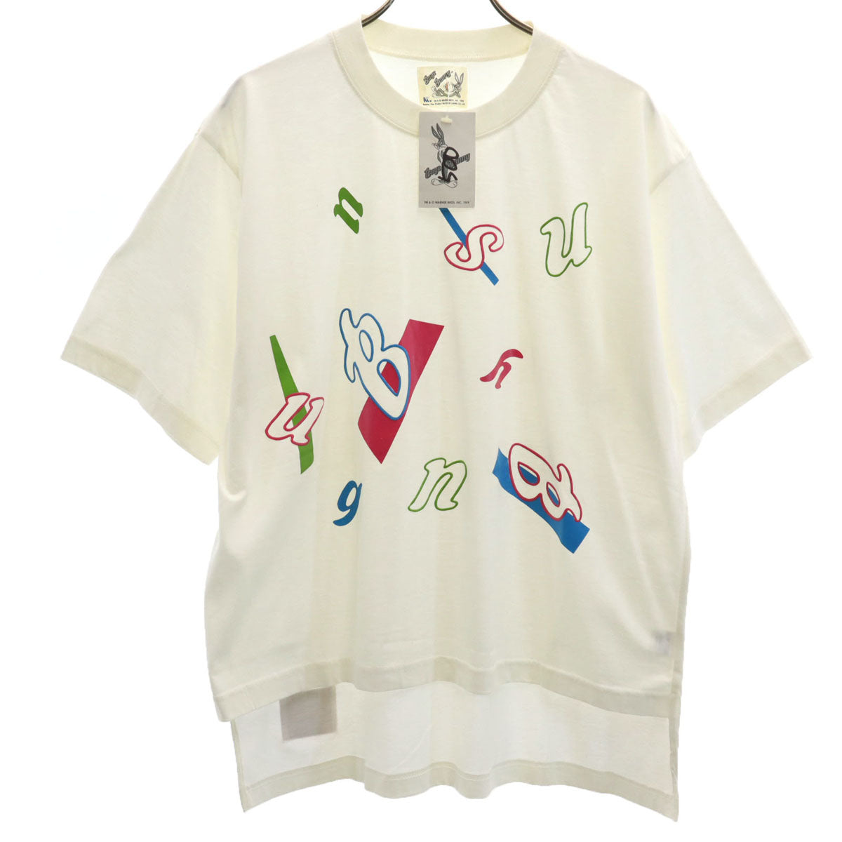 未使用 Bugs Bunny バッグスバニー 半袖 Tシャツ F ホワイト タグ付き メンズ