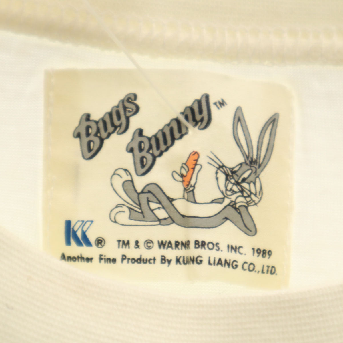 未使用 Bugs Bunny バッグスバニー 半袖 Tシャツ F ホワイト タグ付き メンズ