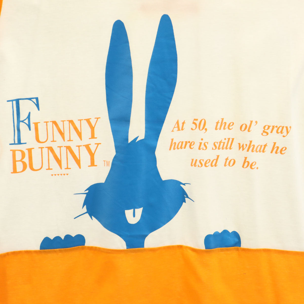 未使用 Bugs Bunny バッグスバニー 半袖 リンガー Tシャツ F ホワイト タグ付き メンズ