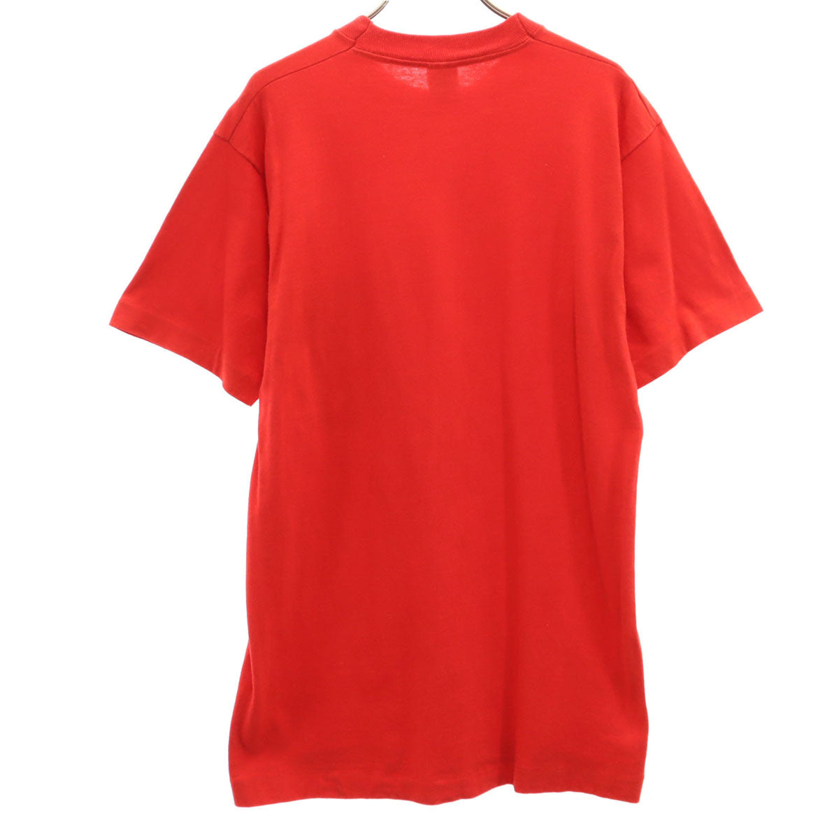 FRUIT OF THE LOOM フルーツオブザルーム 90s USA製 オールド 半袖 無地 Tシャツ M レッド シングルステッチ ポケT メンズ