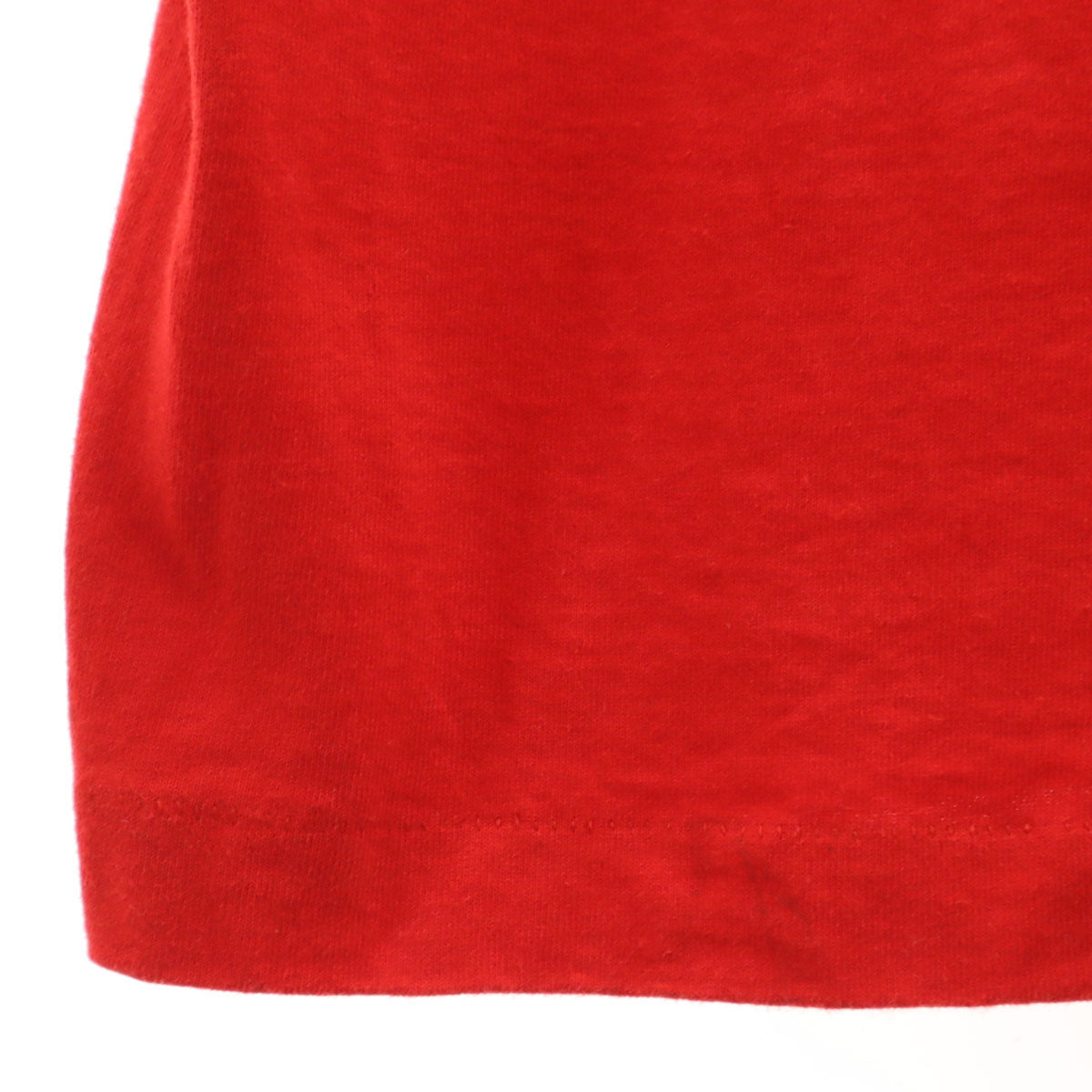 FRUIT OF THE LOOM フルーツオブザルーム 90s USA製 オールド 半袖 無地 Tシャツ M レッド シングルステッチ ポケT メンズ