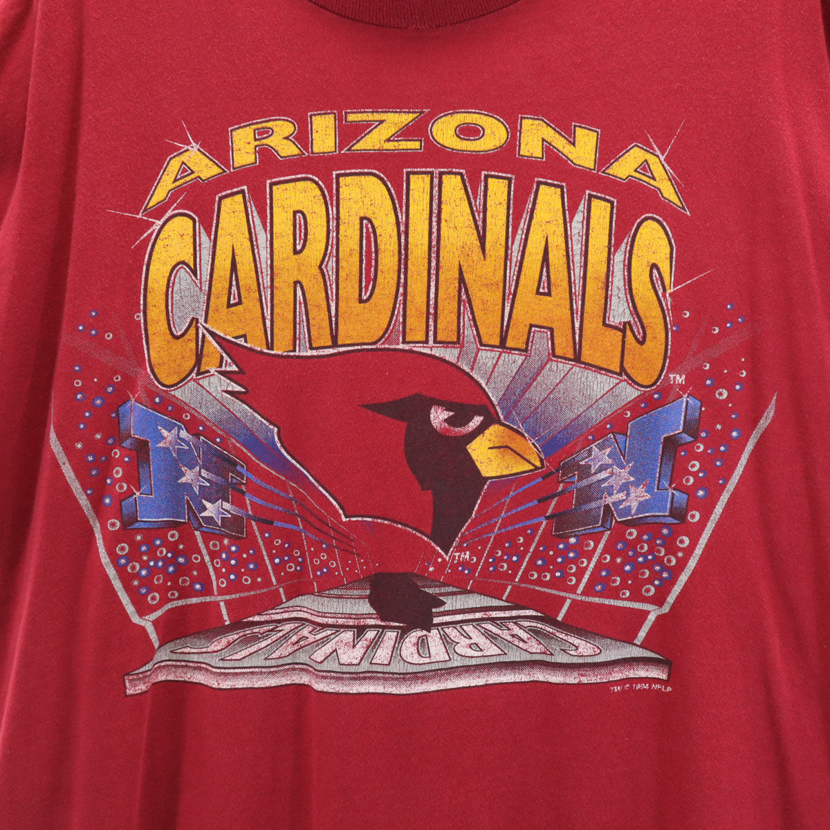 COMPETITOR 90s オールド NFL アリゾナ・カージナルス 半袖 Tシャツ XL ワインレッド系 ARIZONA CARDINALS アメフト メンズ