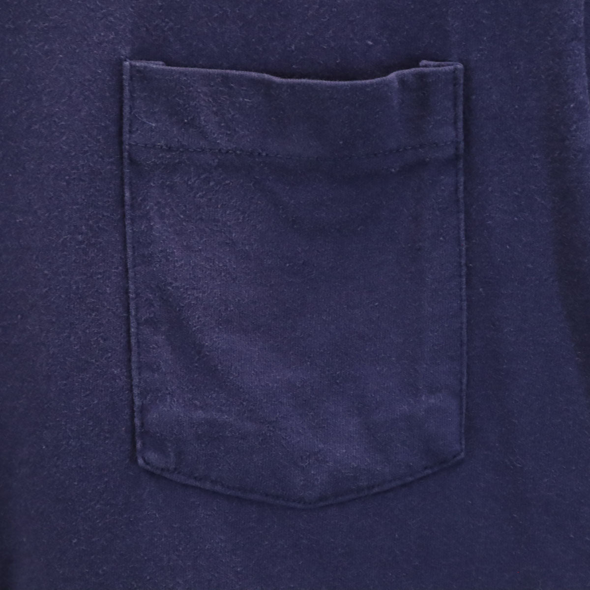 HONORS 90s USA製 オールド 半袖 無地 Tシャツ M ネイビー ポケT メンズ