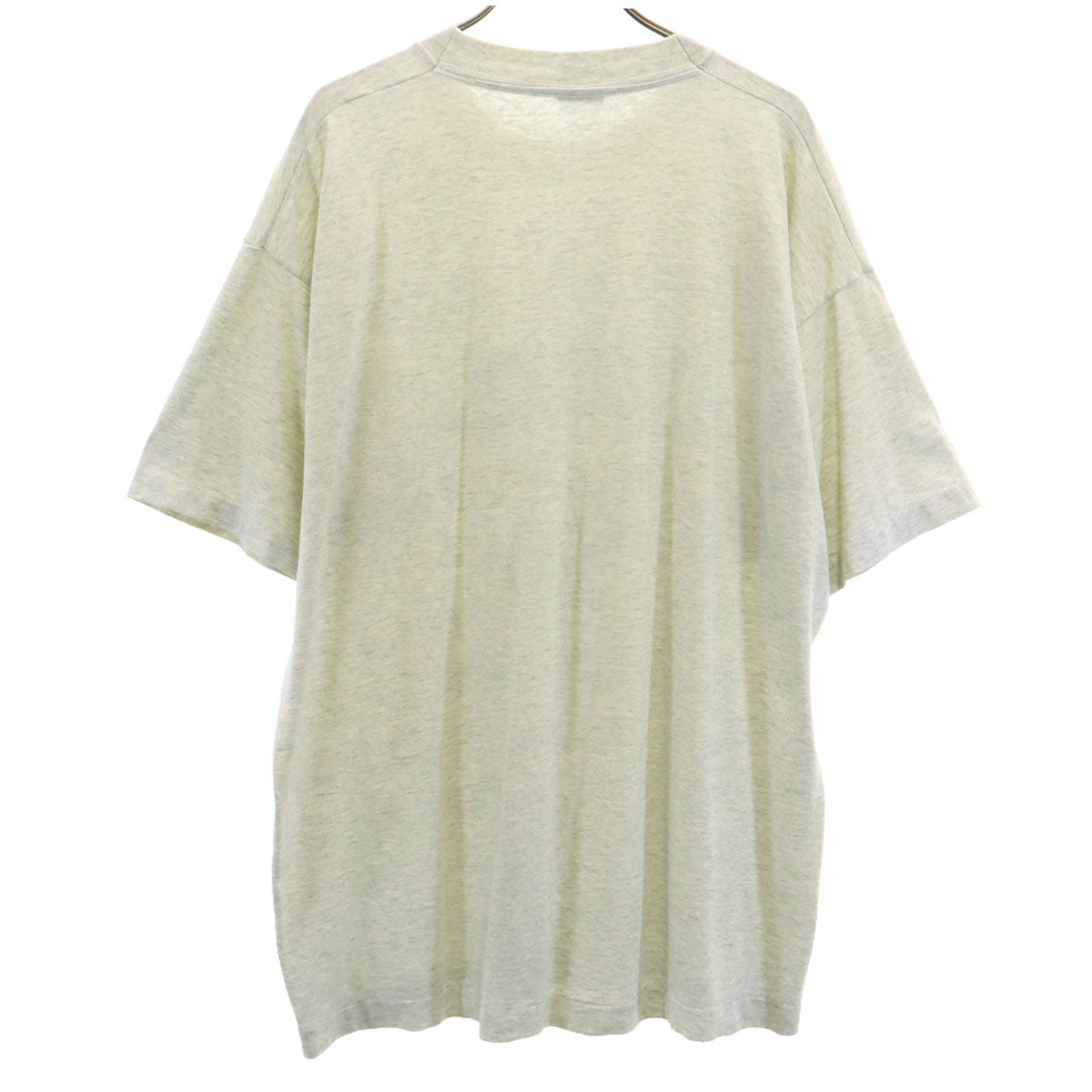 FRUIT OF THE LOOM BEST フルーツオブザルーム ベスト 90s USA製 オールド メッセージ プリント 半袖 Tシャツ XL グレー シングルステッチ メンズ