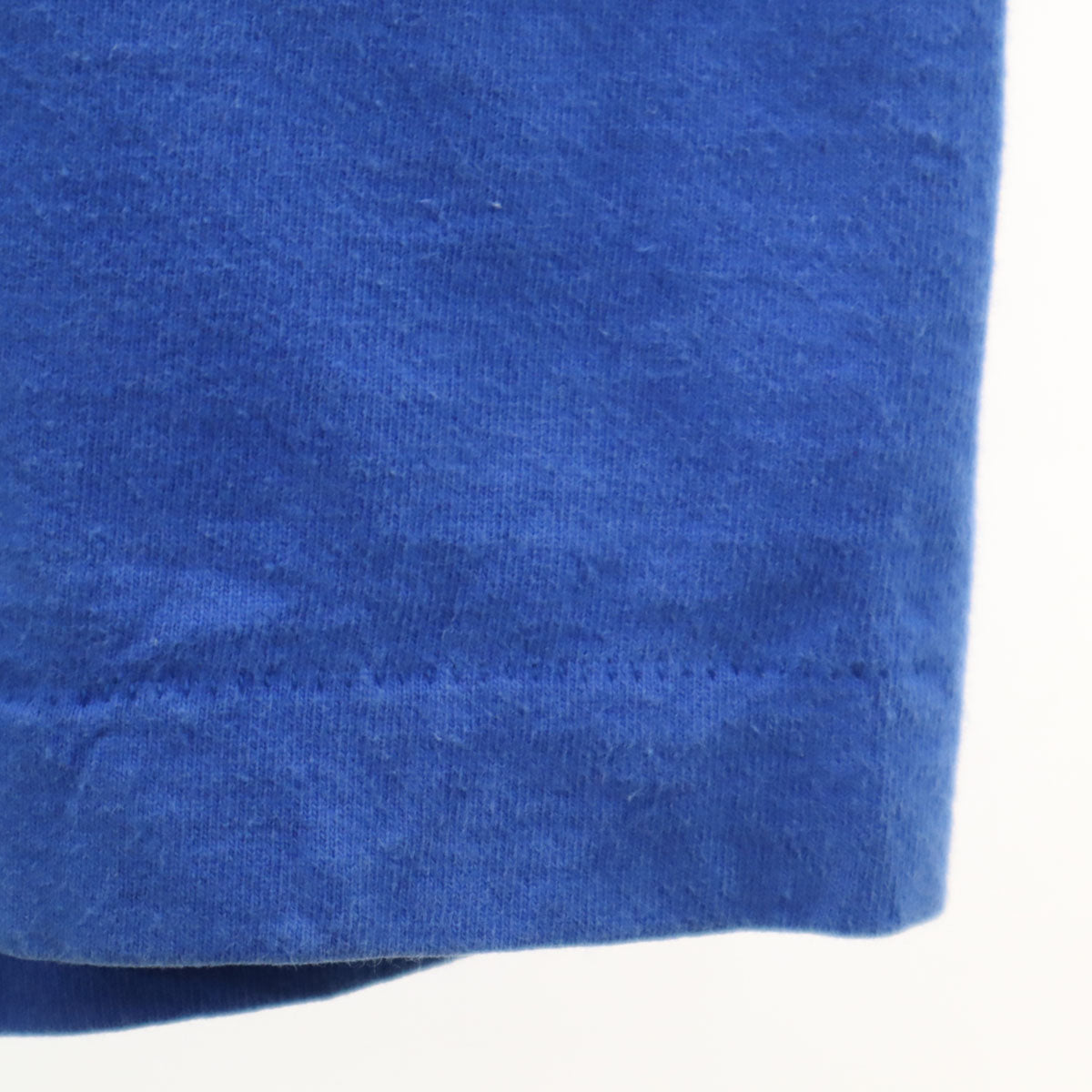 FRUIT OF THE LOOM フルーツオブザルーム 90s USA製 オールド バイク プリント 半袖 Tシャツ XL ブルー シングルステッチ メンズ