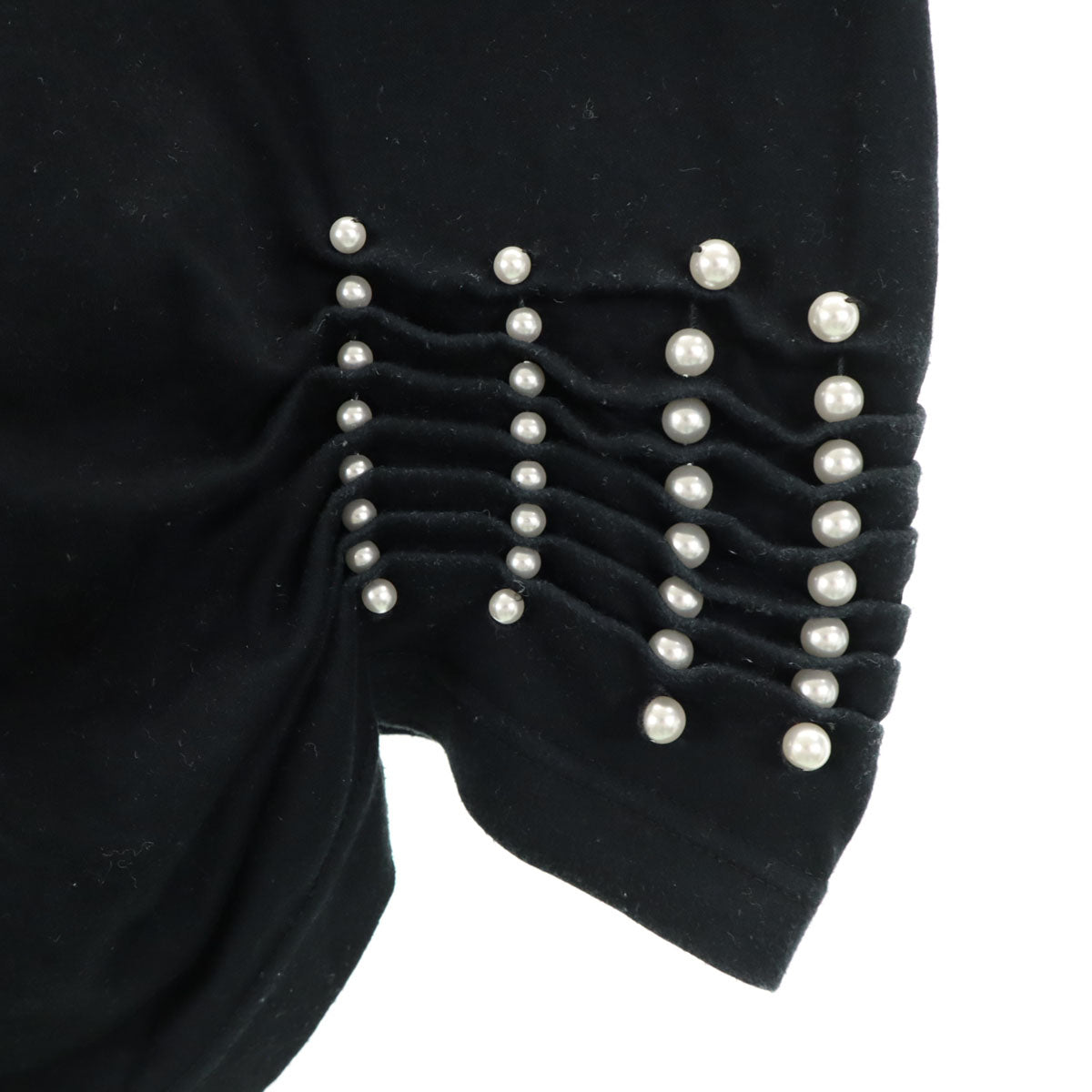 noir kei ninomiya ノワールケイニノミヤ 半袖 Tシャツ M 黒 パール レディース