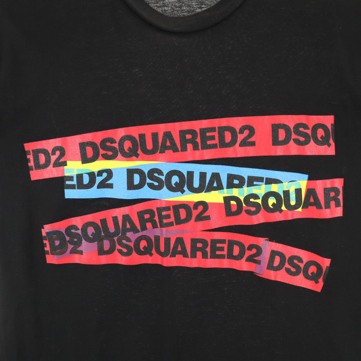 DSQUARED2 ディースクエアード 半袖 Tシャツ S ブラック メンズ