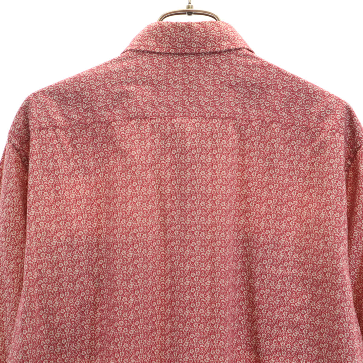 GUCCI グッチ イタリア製 花柄 長袖 ウエスタンシャツ 40 レッド系 メンズ