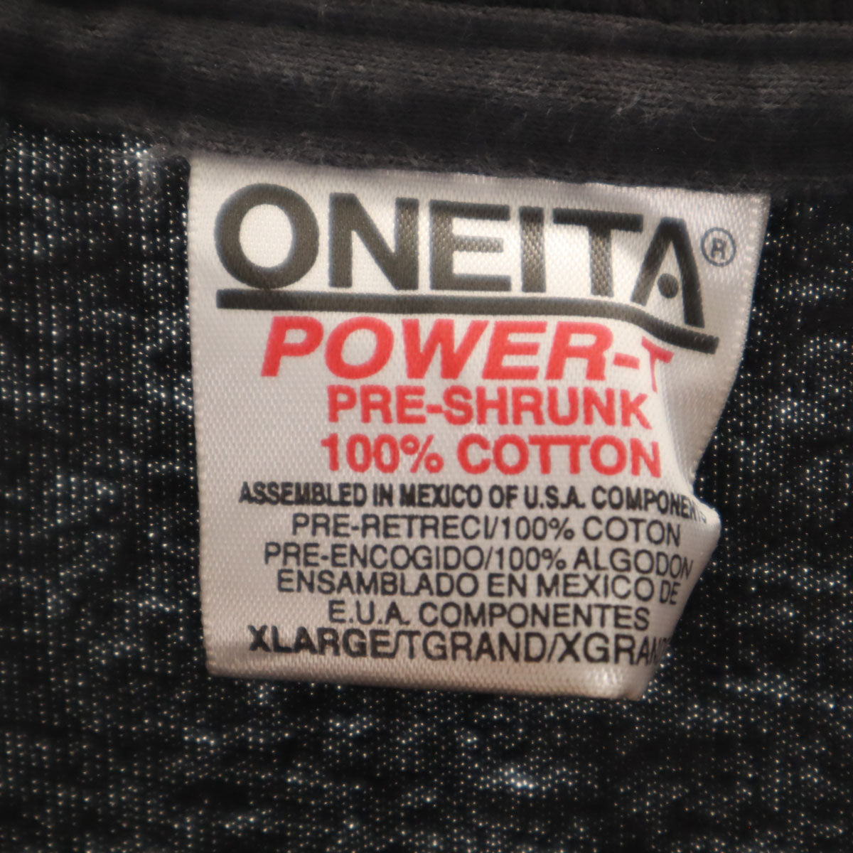 ONEITA オニータ 90s オールド 1997年 MAGIC ROCKERS ワールドツアー 半袖 Tシャツ XL ブラック シングルステッチ POWER-T メンズ