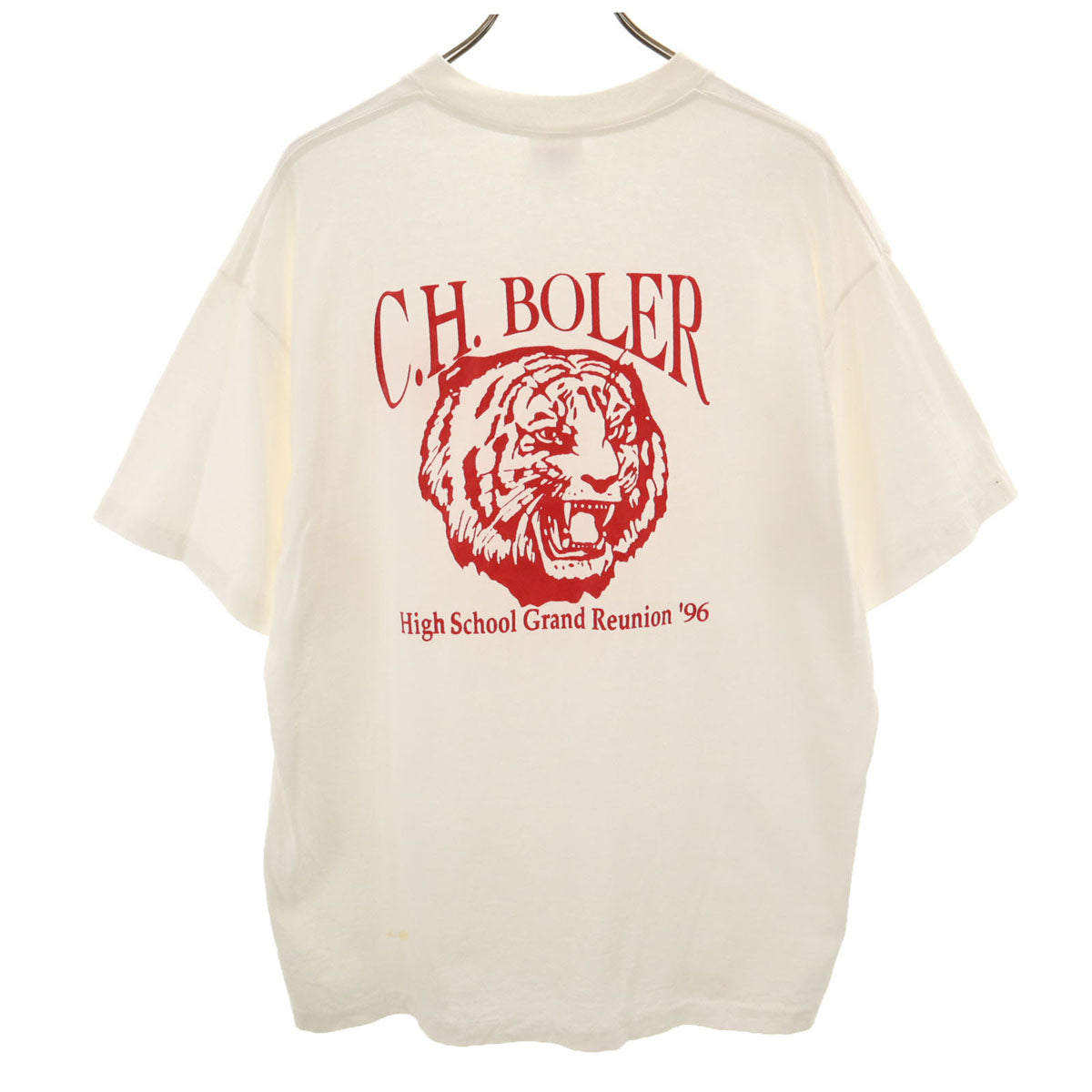 SOF Tee ソフティー 90s USA製 オールド ハイスクール プリント 半袖 Tシャツ XL ホワイト シングルステッチ メンズ