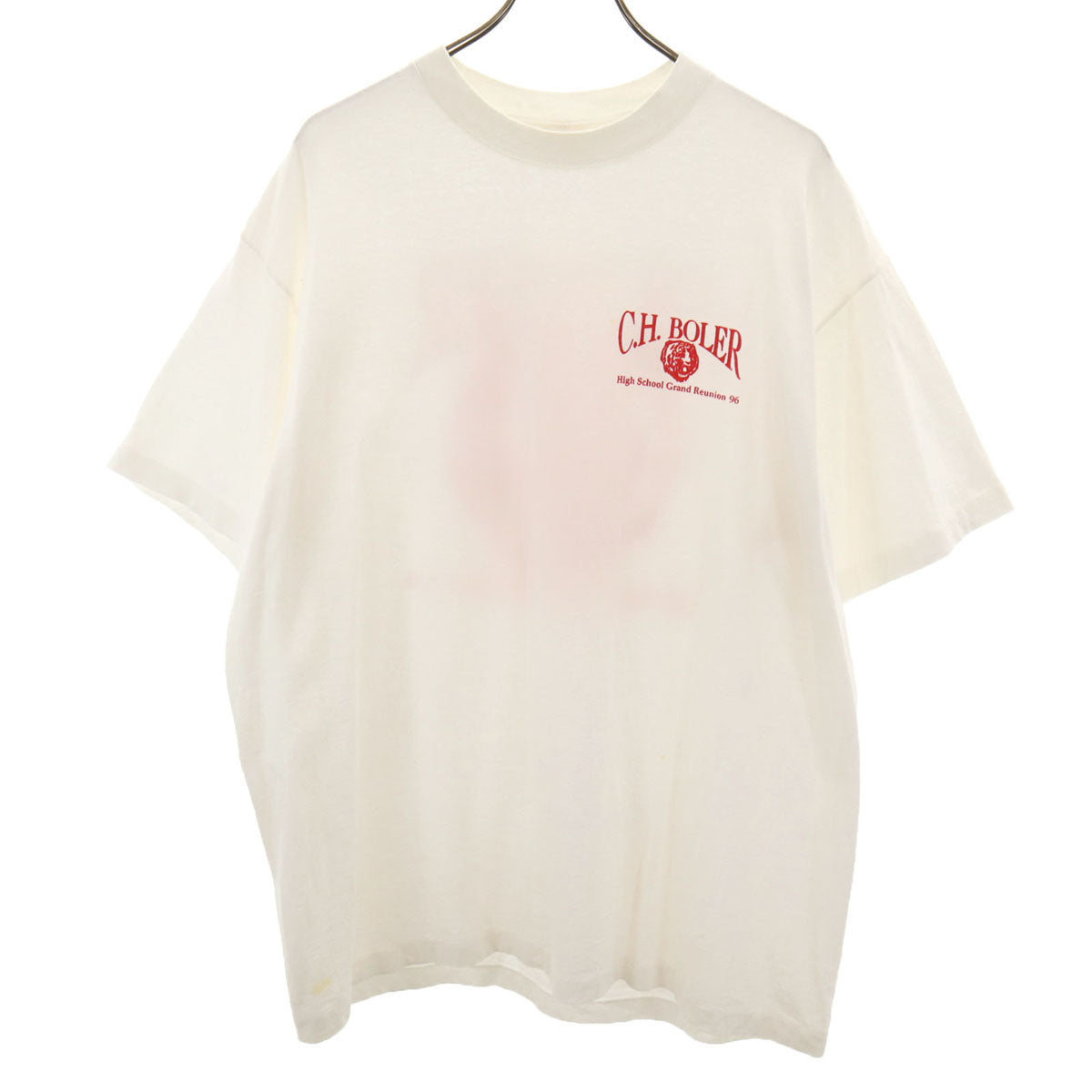 SOF Tee ソフティー 90s USA製 オールド ハイスクール プリント 半袖 Tシャツ XL ホワイト シングルステッチ メンズ