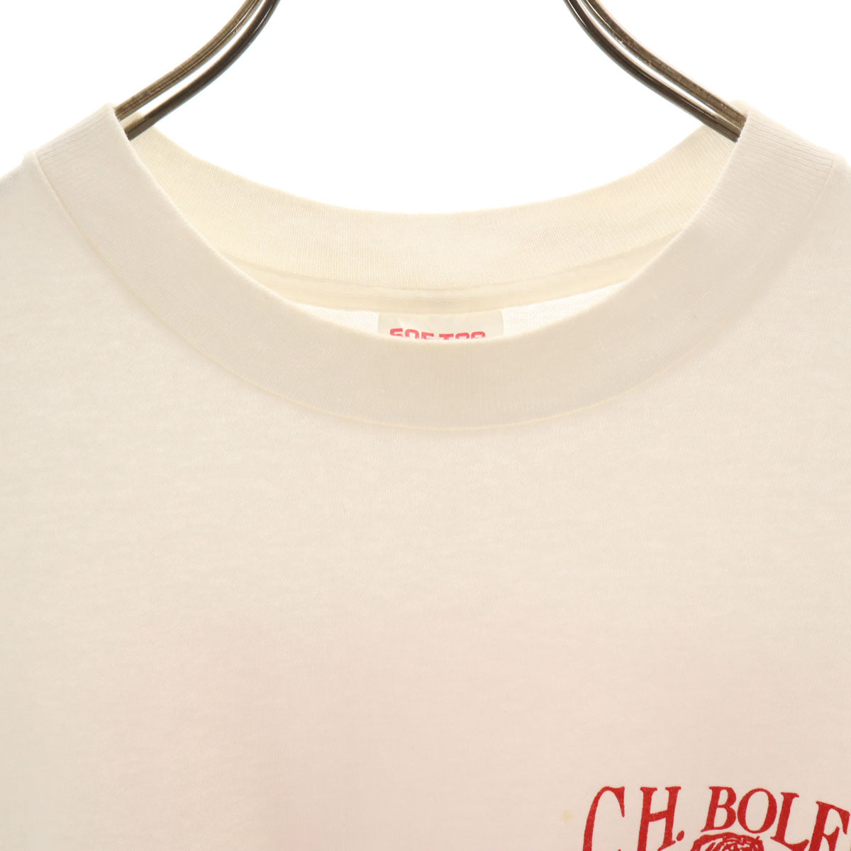 SOF Tee ソフティー 90s USA製 オールド ハイスクール プリント 半袖 Tシャツ XL ホワイト シングルステッチ メンズ