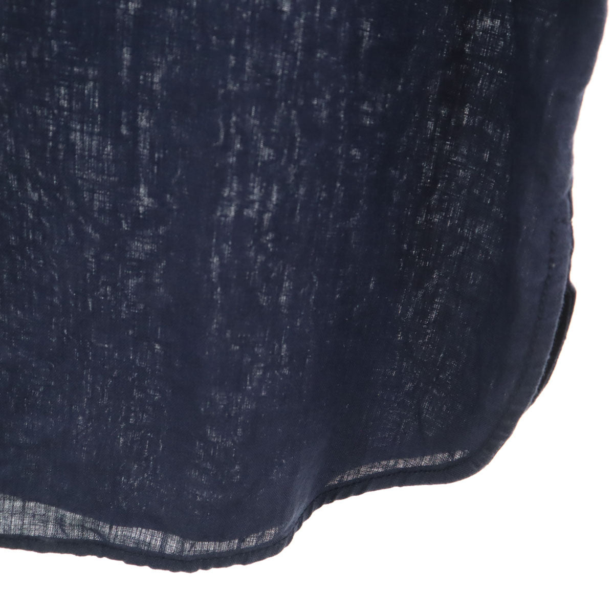 MAX MARA マックスマーラ イタリア製 リネン ノースリーブ シャツ 40 ネイビー レディース