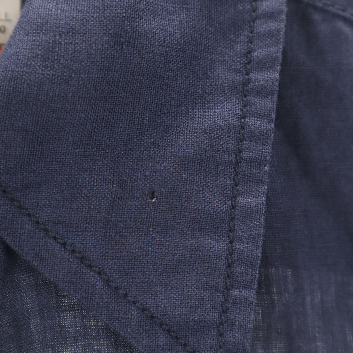 MAX MARA マックスマーラ イタリア製 リネン ノースリーブ シャツ 40 ネイビー レディース