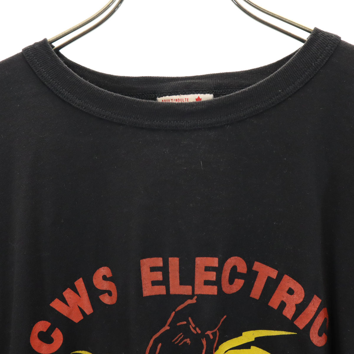 penmans ペンマンズ 90s オールド カナダ製 半袖 Tシャツ 4XL ブラック系 シングルステッチ ビッグサイズ メンズ