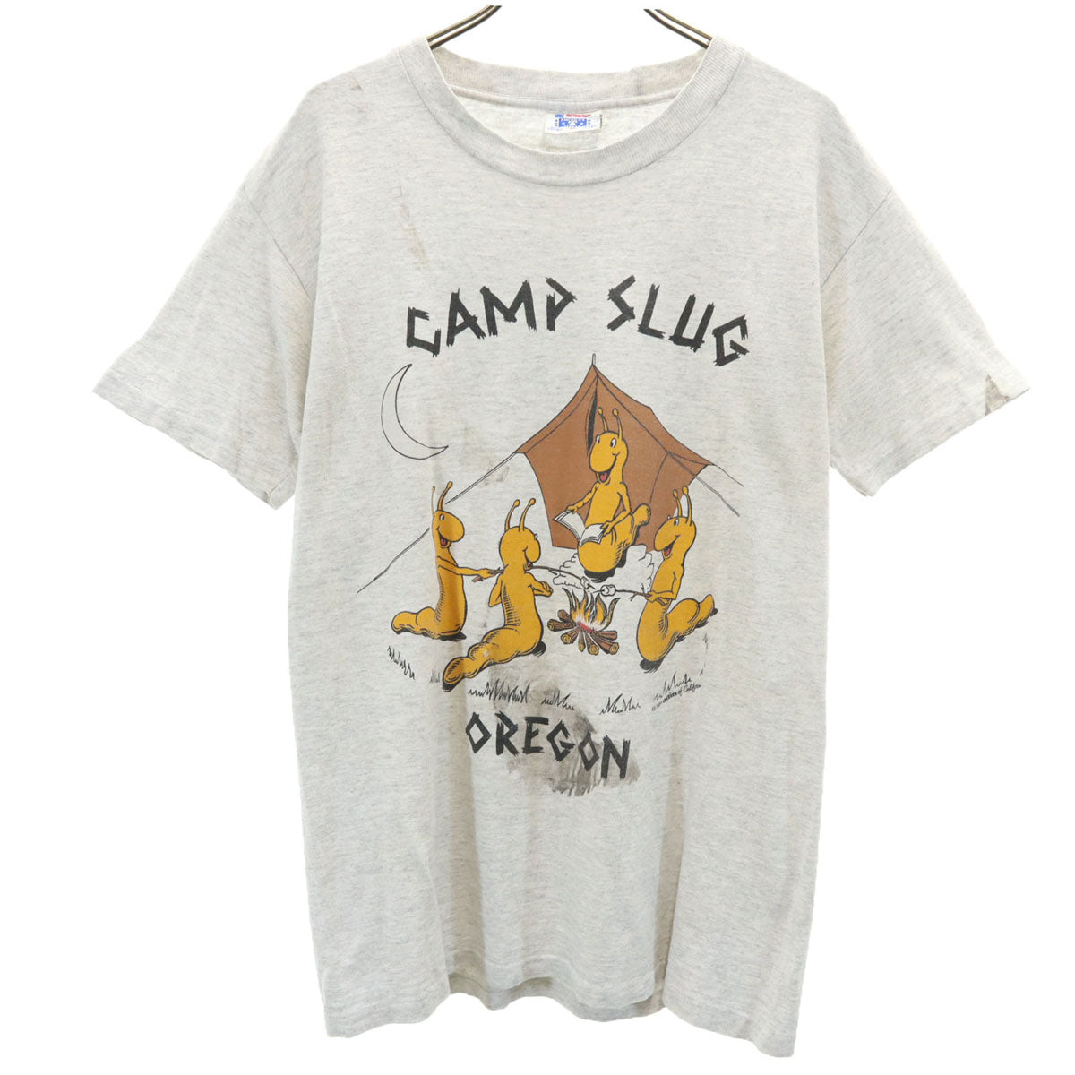 AMERICA'S FINEST 90s USA製 オールド 半袖 Tシャツ M グレー系 シングルステッチ メンズ