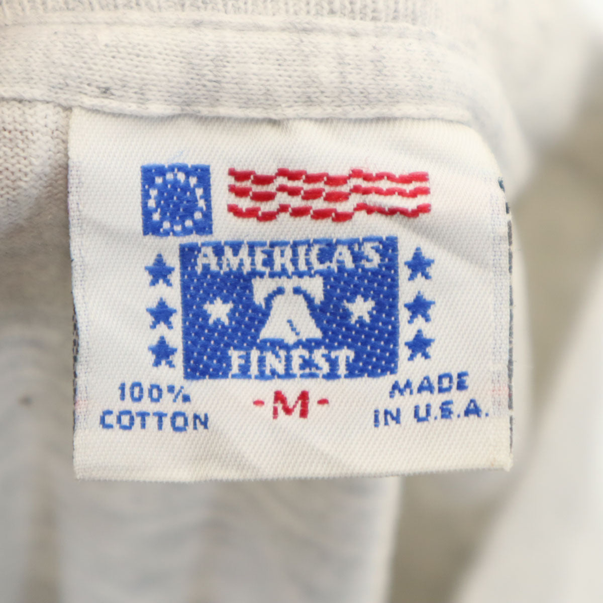 AMERICA'S FINEST 90s USA製 オールド 半袖 Tシャツ M グレー系 シングルステッチ メンズ