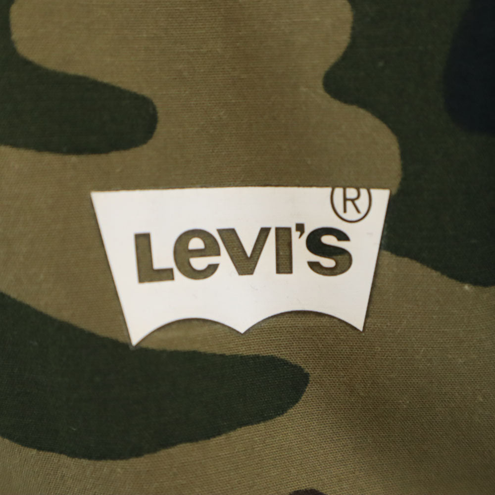 Levi's リーバイス カモフラ柄 ダウンジャケット M カーキ 迷彩 メンズ