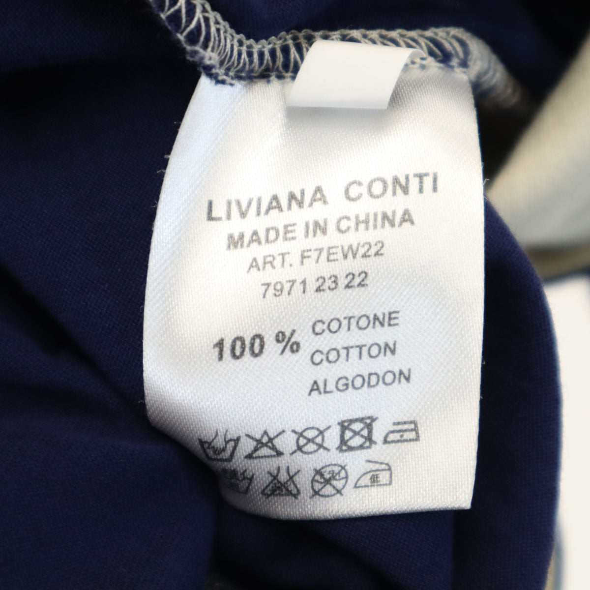LIVIANA CONTI リビアナコンティ 半袖 カットソー 42 ネイビー レディース