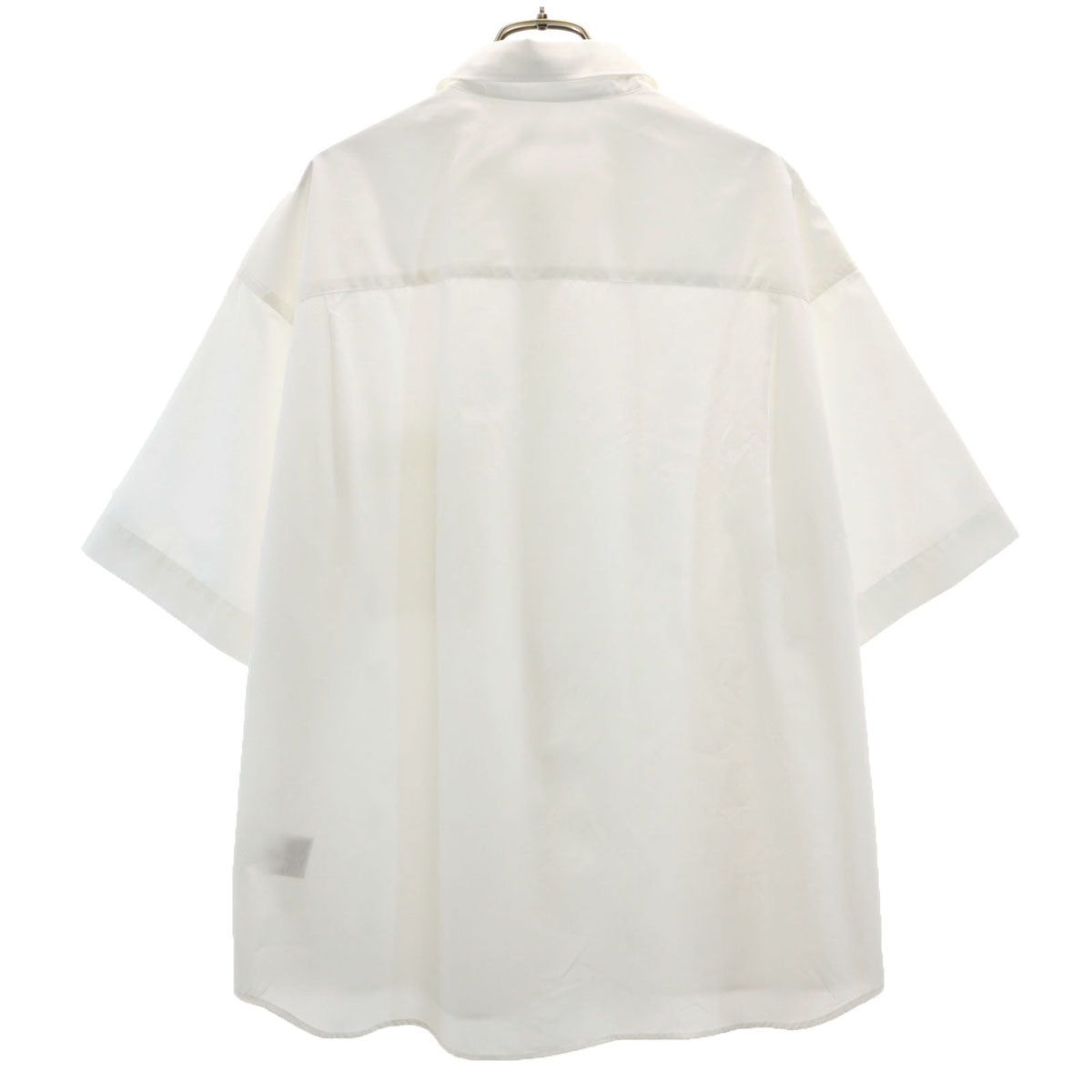 WYM ウィム 5分袖 シャツ M ホワイト メンズ