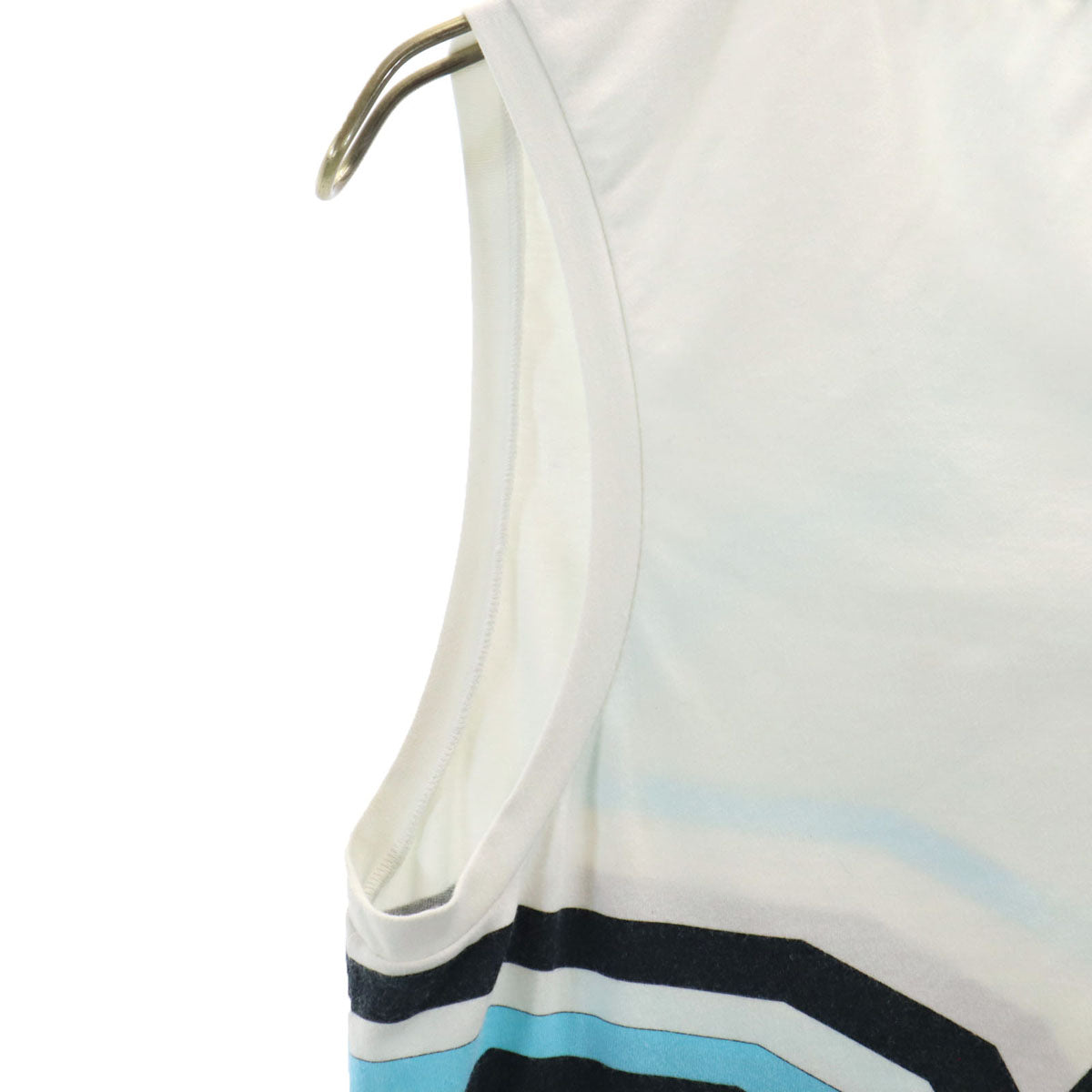 Emilio Pucci エミリオプッチ イタリア製 総柄 タンクトップ XS ホワイト レディース