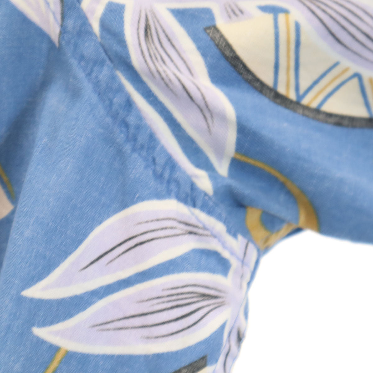 reyn spooner レインスプーナー 90s オールド 花柄 リバースプリント 半袖 ボタンダウン アロハシャツ XXL ブルー系 プルオーバー ビッグサイズ メンズ