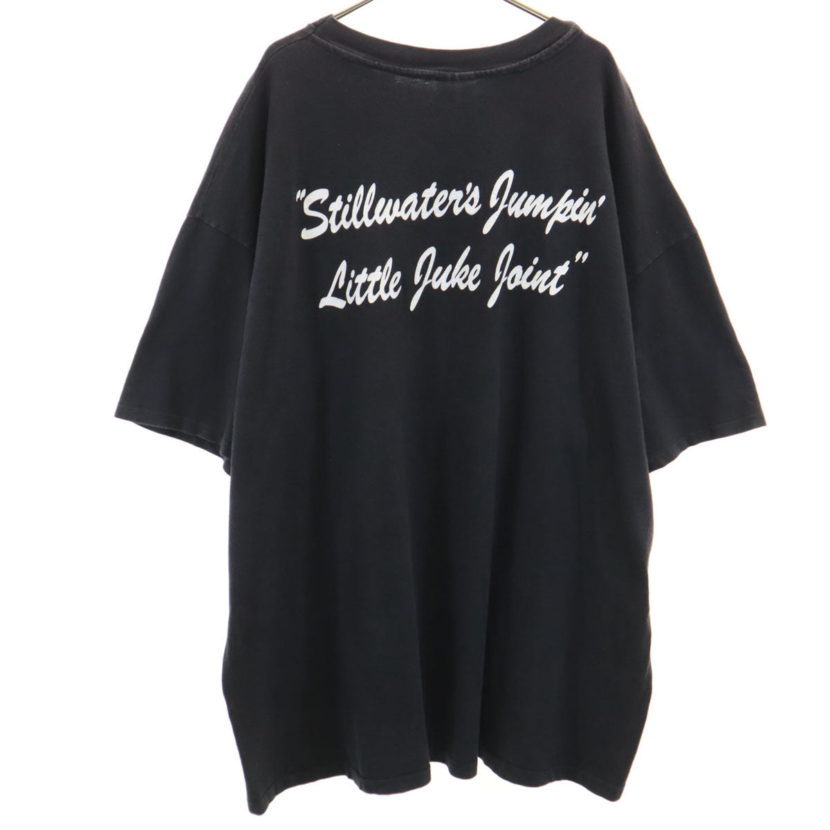 Hanes ヘインズ 90s USA製 オールド エスキモー ジョーズ 半袖 Tシャツ XXXL ブラック BEEFY-T ビッグサイズ 企業モノ シングルステッチ メンズ