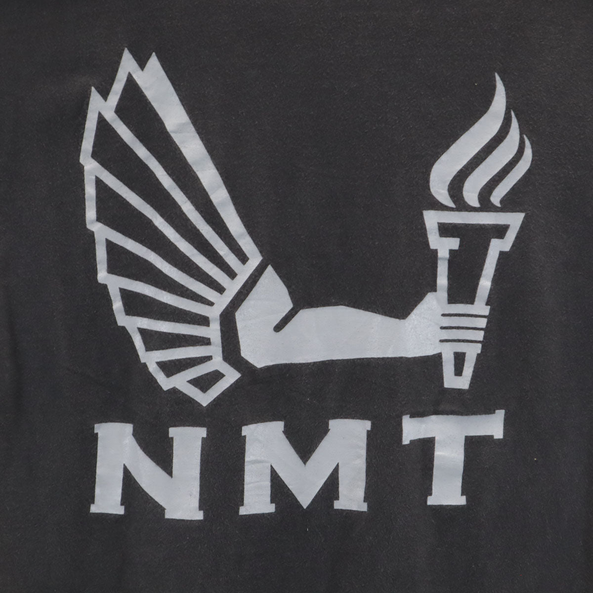 ONEITA オニータ 90s USA製 オールド バックプリント NMT 半袖 Tシャツ M ブラック POWER-T シングルステッチ メンズ