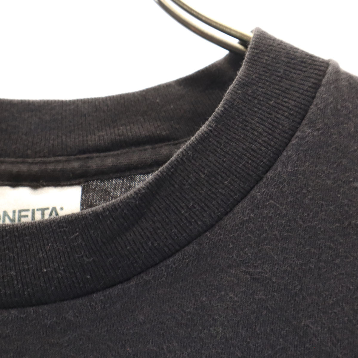 ONEITA オニータ 90s USA製 オールド バックプリント NMT 半袖 Tシャツ M ブラック POWER-T シングルステッチ メンズ