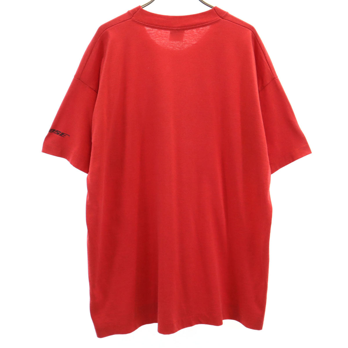 FRUIT OF THE LOOM BEST フルーツオブザルーム ベスト 90s USA製 オールド BOSE Project-X 半袖 Tシャツ XL レッド シングルステッチ 企業モノ メンズ