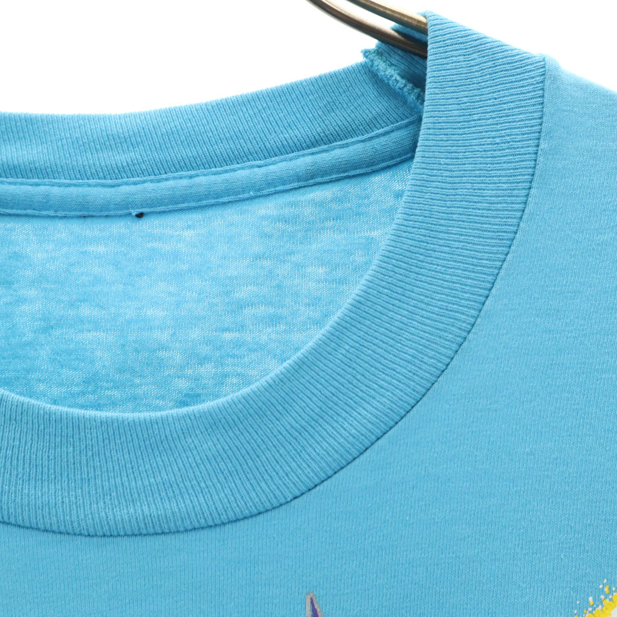 90s オールド NEW MEXICO 半袖 Tシャツ 水色 シングルステッチ メンズ