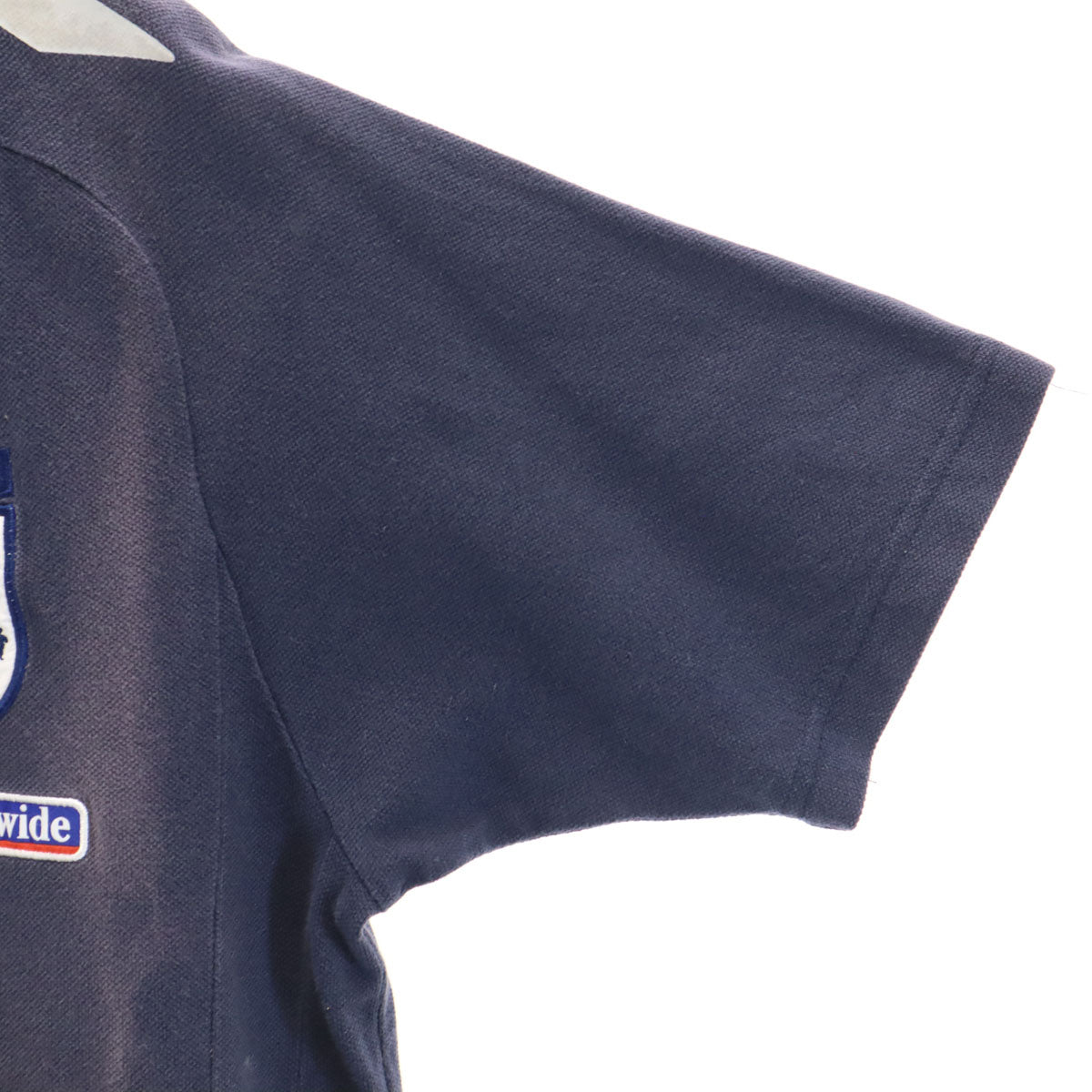 umbro アンブロ Nationwide ENGLAND フットボール 半袖 ポロシャツ L ネイビー デサント メンズ