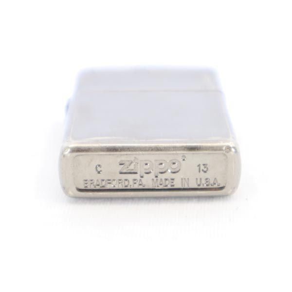 ジッポー 2013年 USA製 オイルライター シルバー メンズ