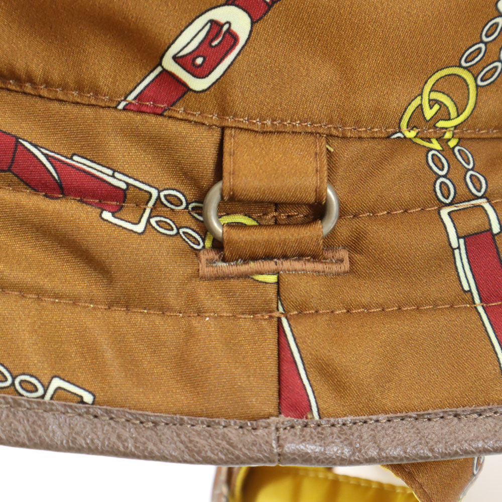 未使用 GUCCI グッチ ノースフェイス コラボ リバーシブル バケット ハット ブラウン x THE NORTH FACE 帽子 メンズ