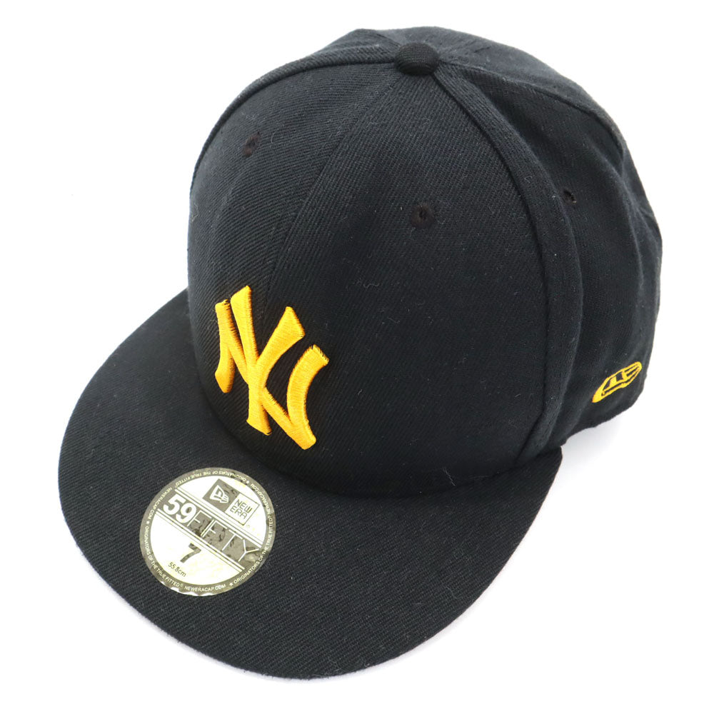 NEW ERA ニューエラ ウールブレンド 59FIFTY キャップ ブラック GENUINE MERCHANDISE メンズ