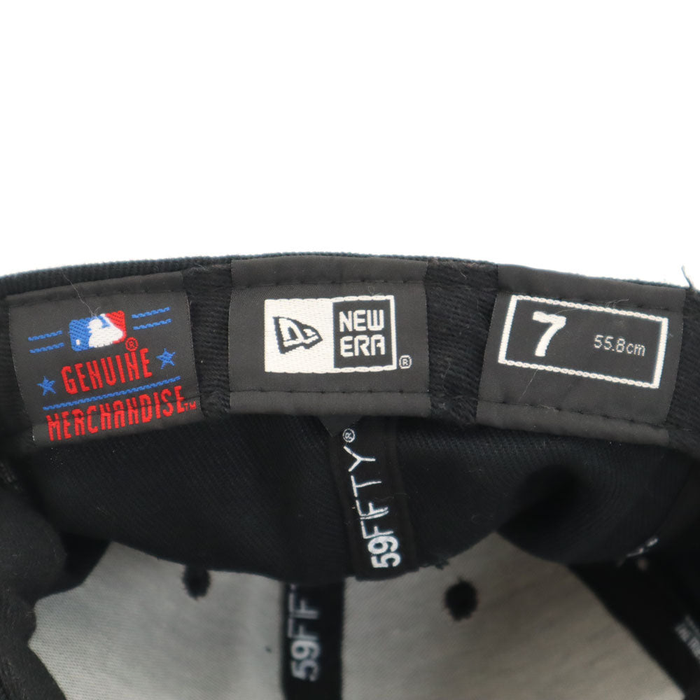 NEW ERA ニューエラ ウールブレンド 59FIFTY キャップ ブラック GENUINE MERCHANDISE メンズ
