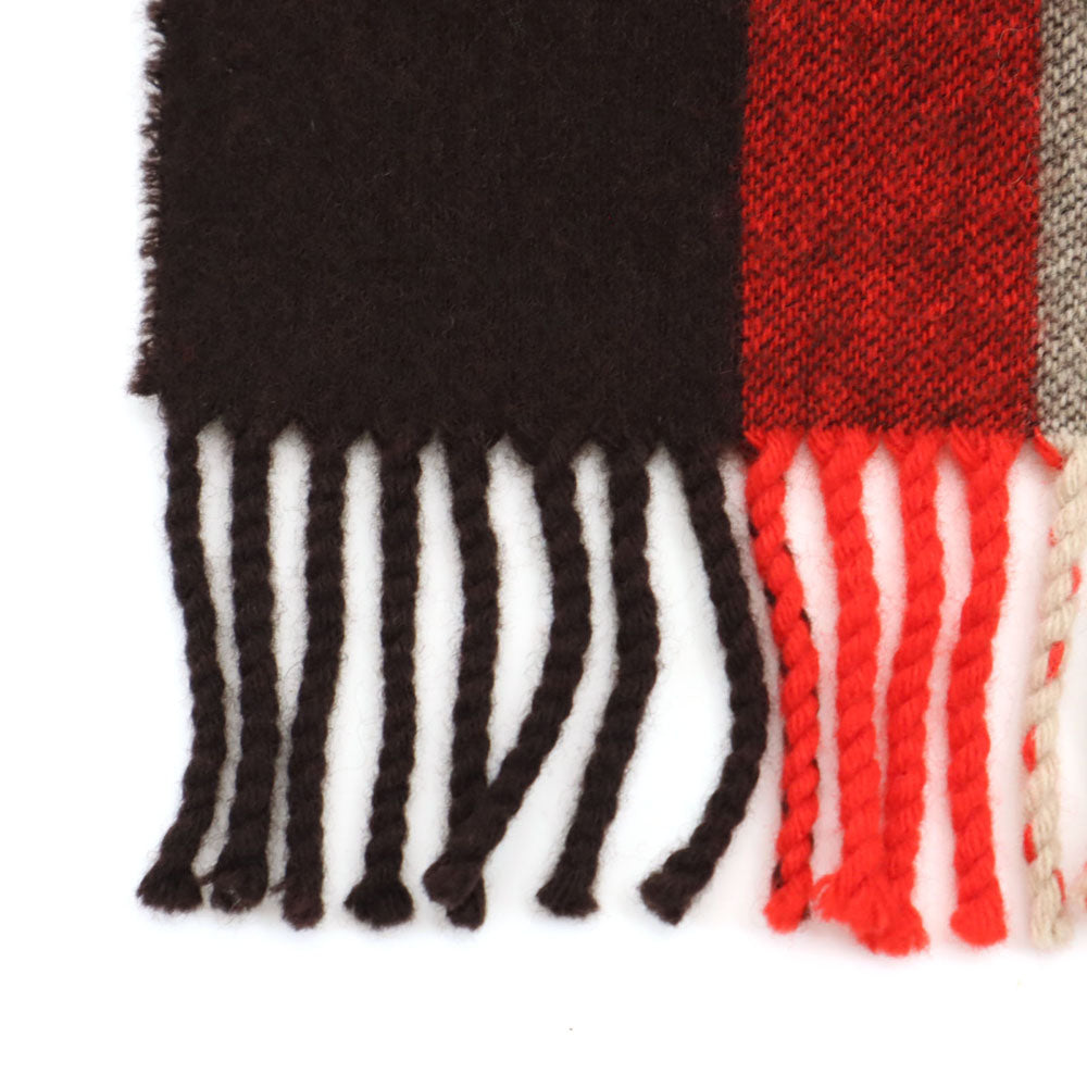 ポールスミス スコットランド製 マフラー ブラウン Paul Smith メンズ